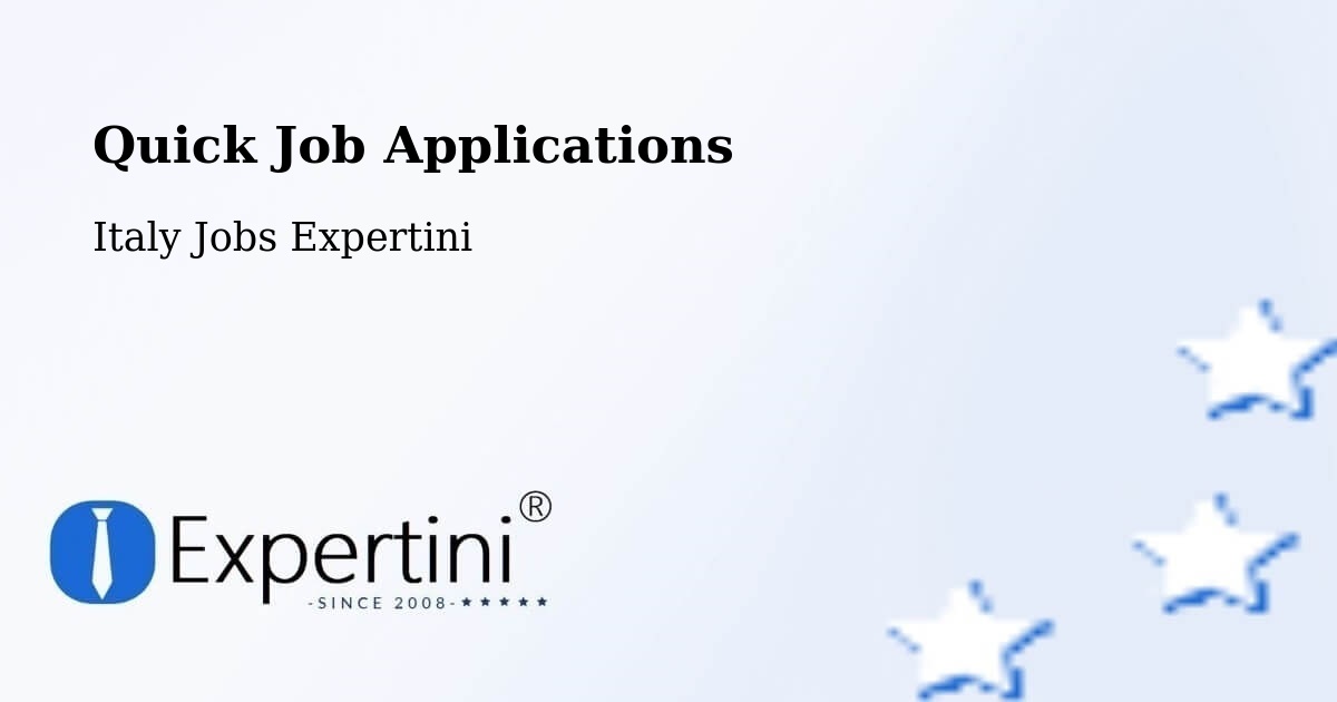 Quick Apply Feature – Sapri - Italy Jobs Expertini